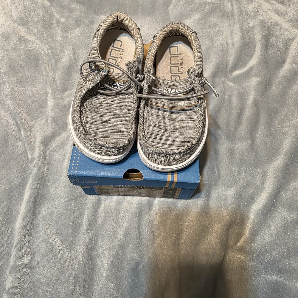 Hey Dude Kids Wally Slip-On Shoes in Gray